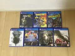 PS4ゲームソフト セット(7本詰め合わせ)