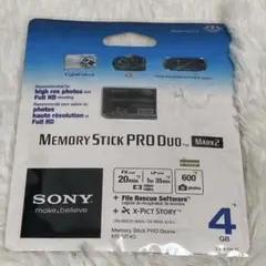 SONY Memory Stick PRO Duo Mark2 4GB