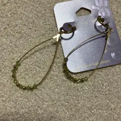 Claire's ドロップイヤリング グリーンのサムネイル