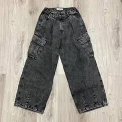 ［美品］RAGEBLUE DENIM&MILITARY カーゴパンツ ブラック