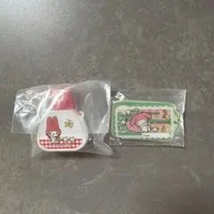 ガチャガチャ　マイメロキーホルダーセット