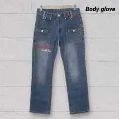 Body glove ボディーグローブ デニム　ブッシュパンツ　刺繍のサムネイル