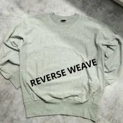 【美品】チャンピオン リバースウィーブ 長袖カットソー グレー ヘビーウェイト