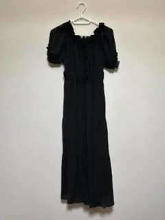 GRL 黒ロングワンピース フリーサイズ
