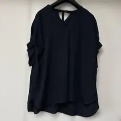 シンプリシテェ❤︎シフォンジョーゼットネイビー⭐︎超美品！のサムネイル
