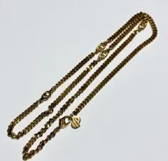 Christian Dior GERMANY 喜平　ロングネックレス　CD ロゴ