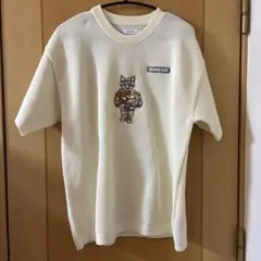★graniph ★グラニフ　宇宙服猫刺繍 Tシャツ Sサイズのサムネイル