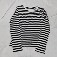 earth music&ecology 長袖Tシャツ M ボーダー