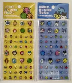 【国内正規品】たまごっちタイルシール　DROP BLOCK SEAL 2点セット