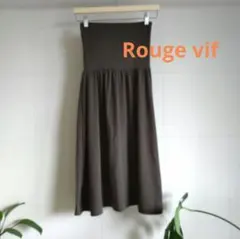 Rouge vif ブラウン 2way スカートのサムネイル