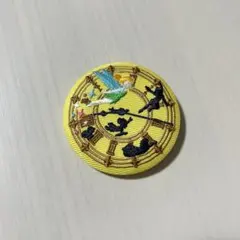 ディズニー刺繍缶バッジ 2 ピーターパン ティンカーベル