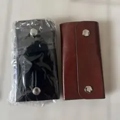 ２色セット❗️ブラウン　コンパクト　5連キーケース