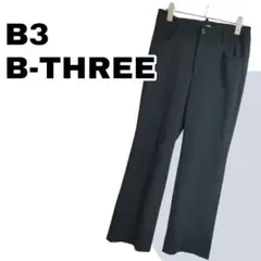 B-THREE ▶ カジュアルパンツ サイズ34 黒 ストレッチ