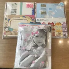 【値下げ】未使用！平成レトロ レターセット カミオジャパンなど3点セット