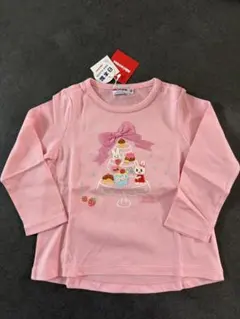 【タグ付き】MIKI HOUSE ミキハウス うさこ 長袖カットソー 90cmのサムネイル