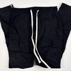 b1668✨美品✨【mnml】CARGO DRAWCORD PANTS　黒　M