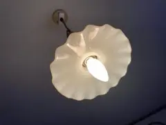 ペンダントライト　ミルクフリルガラスのサムネイル