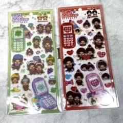 【新品未開封】平成はっぴーフォン　モンチッチ シール