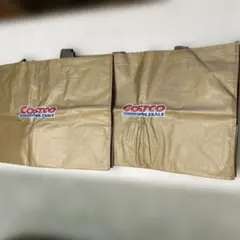 COSTCO エコバッグ 幅50✖︎高さ35✖︎厚み28 2つセットのサムネイル