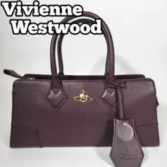 美品✨ヴィヴィアンウエストウッド ハンドバッグ エグゼクティブ 赤紫