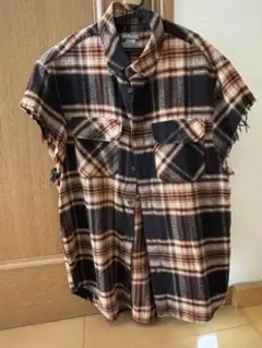 フランネル チェック柄 シャツ