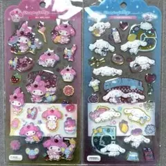 ⭐️新品⭐️サンリオ　ドロップジェリーシール　マイメロディ　シナモロール　2枚セット