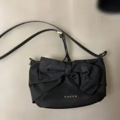 TOCCA ショルダーバッグ ブラック リボンのサムネイル