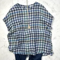 極美品♪定価:5.5万 エムフィル 千鳥格子 チュニック ベスト - メルカリ