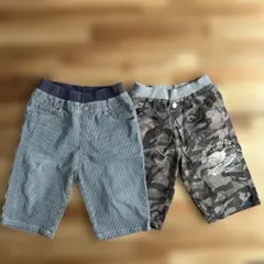 西松屋　ハーフパンツ2枚セット　140センチ