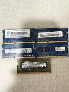ノートPC用 メモリー 4GB 8枚セット ジャンク - メルカリ