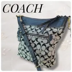 COACH コーチ シグネチャー ミニショルダーバッグ 斜めがけ ロゴ総柄