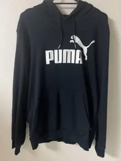 PUMA フード付きパーカー Mサイズ　黒