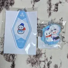 ドズル社 おらふくん 雪だるまくん モーテル アクリルスタンド キーホルダー