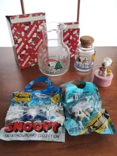 未使用 SNOOPY マグネット 一輪挿し ミニボトル アクセサリーケースのサムネイル