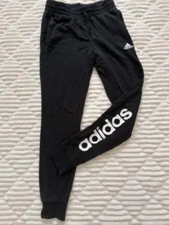 adidas ブラック スウェットパンツ J/M