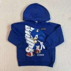 ソニック フード付きトレーナー 青