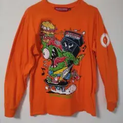 Rolling Cradle オレンジ ロングスリーブ Tシャツ M
