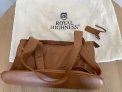  HIGHNESS 本革レザー ハンドバッグ 南京錠　30サイズ ROYAL HIGHNESS 本革レザー ハンドバッグ 南京錠 30サイズ - メルカリ