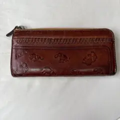Dakota ダコタ 長財布 ブラウン ゾウ柄のサムネイル