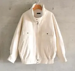 FICTION TOKYO ウォッシュレザーブルゾン ウォッシュレザーブルゾン /Faux Leather Blouson | FICTION TO