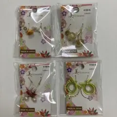 ✨日本製ピアスセット 4個（新品）✨