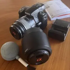 お買い得!!SONY α350 本体 レンズ2本セット デジカメ入門最適!! - メルカリ