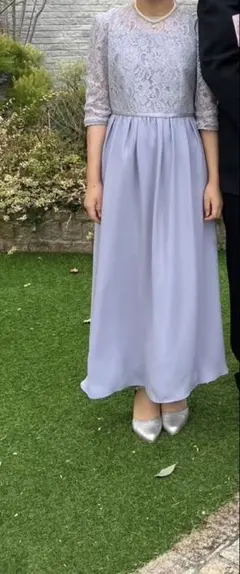 結婚式 ドレス オケージョンドレス ロングドレス M パーティー 刺繍