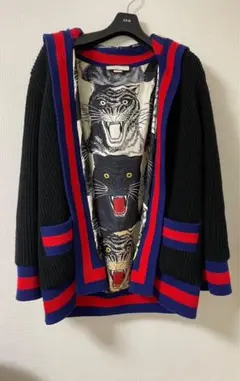 最安値❗️ GUCCI カーディガン gg柄 モノグラムストライプ