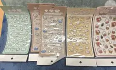 たこねこ　ぷくぷくキャンディシール　ボンボンドロップシール　5点セット