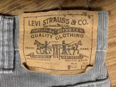 LEVI'S リーバイス コーデュロイパンツ W36 L34 グレー