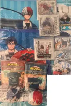 ヒロアカ  プチっとバッチ　東京タワー　デコフレ　缶バッジ　くじ　轟　飯田