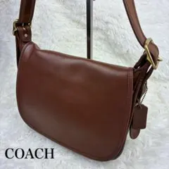 COACH コーチ オールドコーチ レザー ショルダーバッグ ブラウン 9951