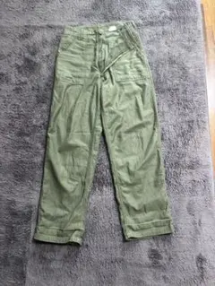 70'S アメリカ軍 US ARMY OG107 コットンサテン ベイカーパンツ - メルカリ