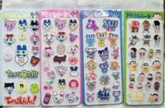 たまごっち　クレヨンしんちゃん　ナルミヤ　アクリルシール　4枚セット